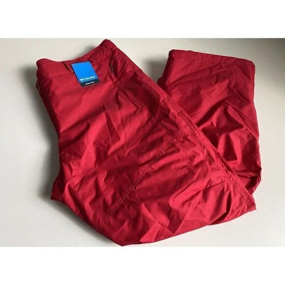 Columbia Men's Sz 3X Red Waterproof Bugaboo IV Snow Ski Pants Omni-Tech NEW - Picture 2 of 12